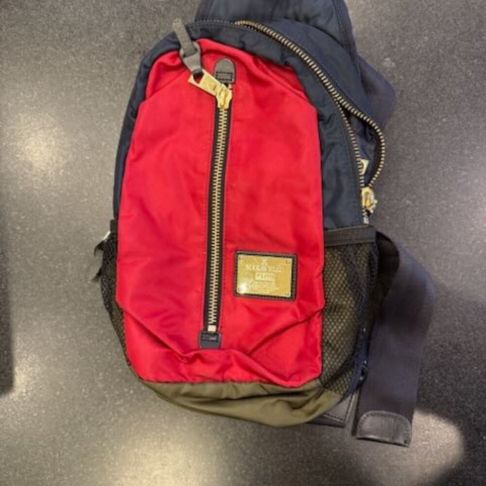 Kith x Makavelic Shoulder Bag - red/blue/olive